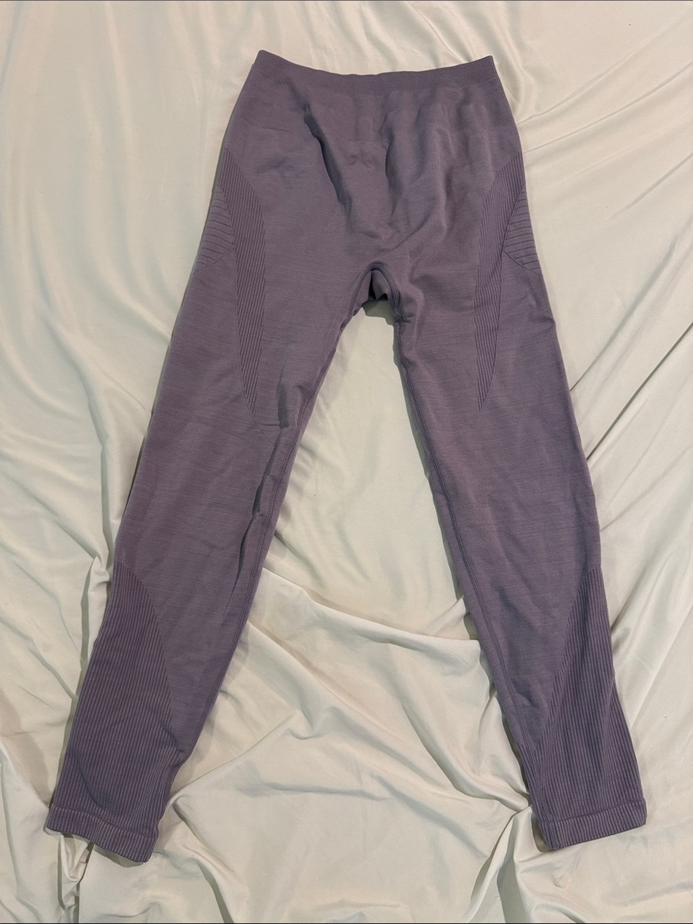 Alphalete Seamless Ribbed Leggings - Lavender Purple